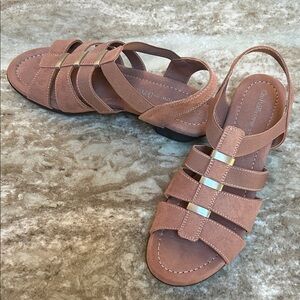 Comfortable Mauve Sandals